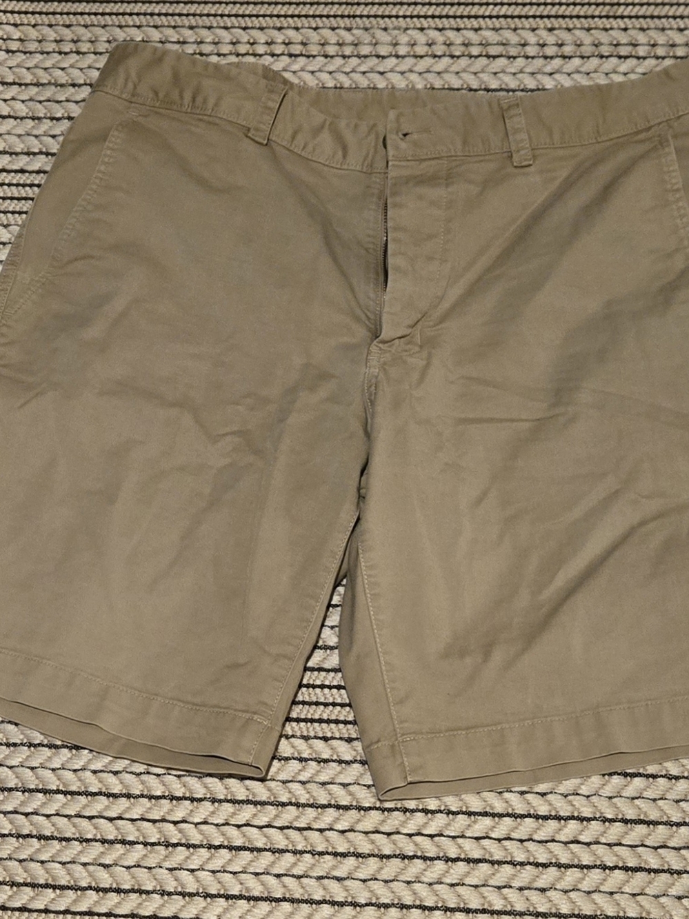 The North Face Men’s Khaki Flat-Front Shorts